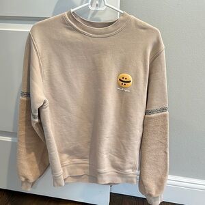 Madhappy Crew neck beige sweatshirt